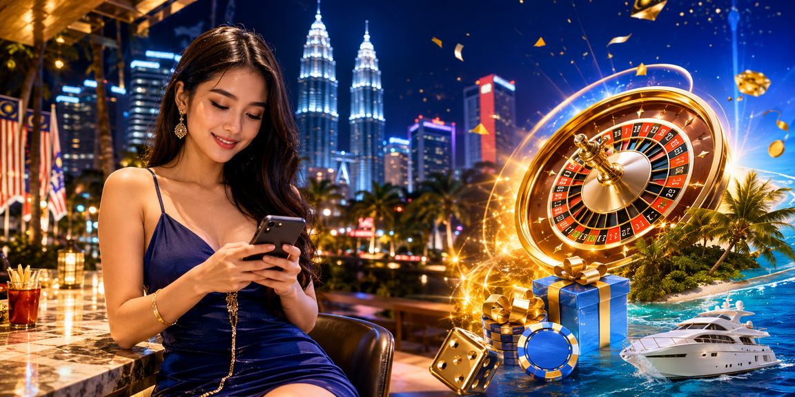 Pemain Kuala Lumpur bermain permainan kasino termasuk baccarat di mae4